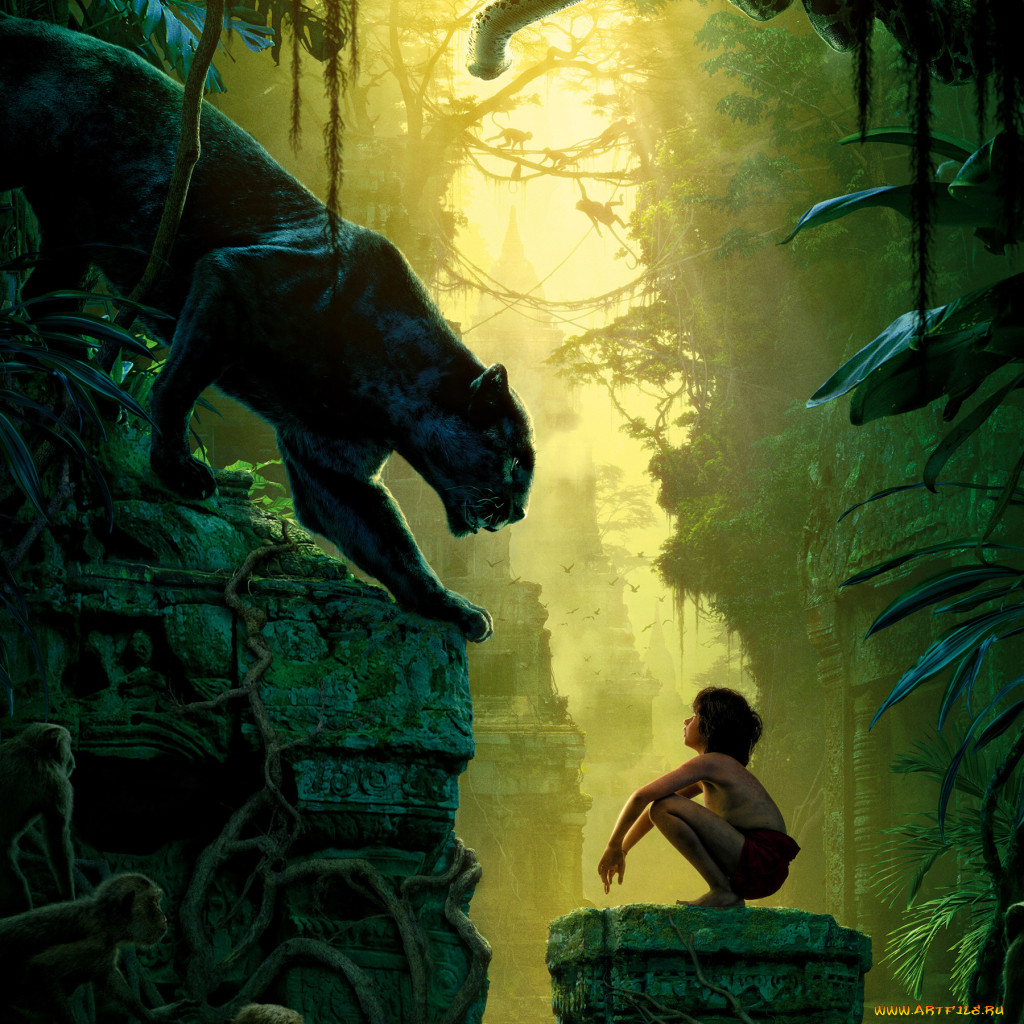 Обои Кино Фильмы The Jungle Book, обои для рабочего стола, фотографии кино  фильмы, the jungle book, the, jungle, book Обои для рабочего стола, скачать  обои картинки заставки на рабочий стол.